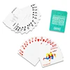 China Wholesale Gifts Crafts Customized Size Both Side Printing Flash Poker Neon Playing Cards Board Game Tray