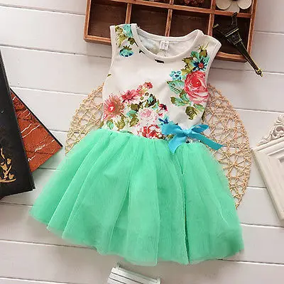 1 5Y Girls font b Dress b font Princess Baby Kids Floral Tops font b Fancy