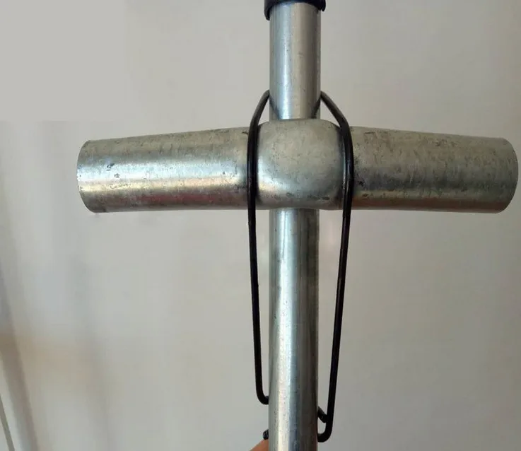 25 Mm Strong Galvanized Steel Round Tube Connectors For Tunnel