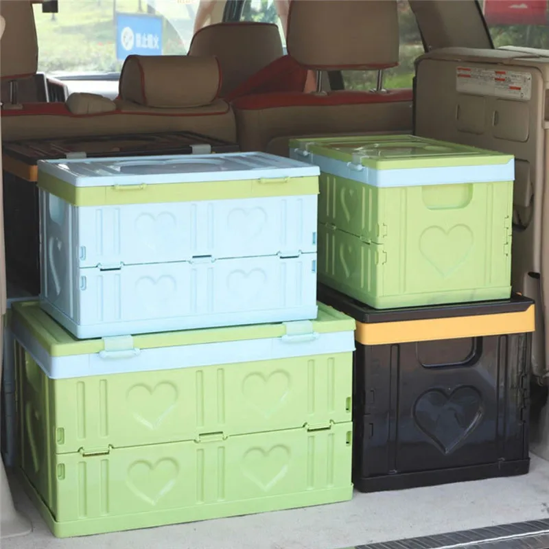 Bafuluo 2019 New Arriving Easy Plastic Foldable Trunk Crate For Car
