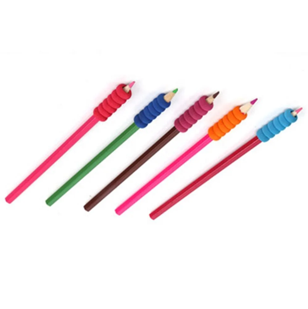 
Wholesale Hot Sales Colorful Pencil Grips, Silicone Grip Pen 