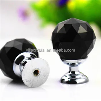 Cheap Price Different Colors Black Crystal Drawer Knobs Buy
