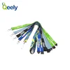 Elastic Cord Lanyard Snap Hook Dye Sublimation Lanyard Printer