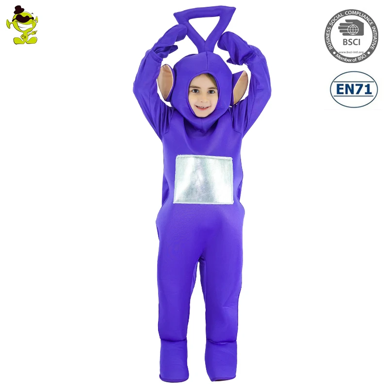 

Fashion Purple Cartoon Mascot Costumes Carnival Party Cute Character Television anime cosplay costume, N/a