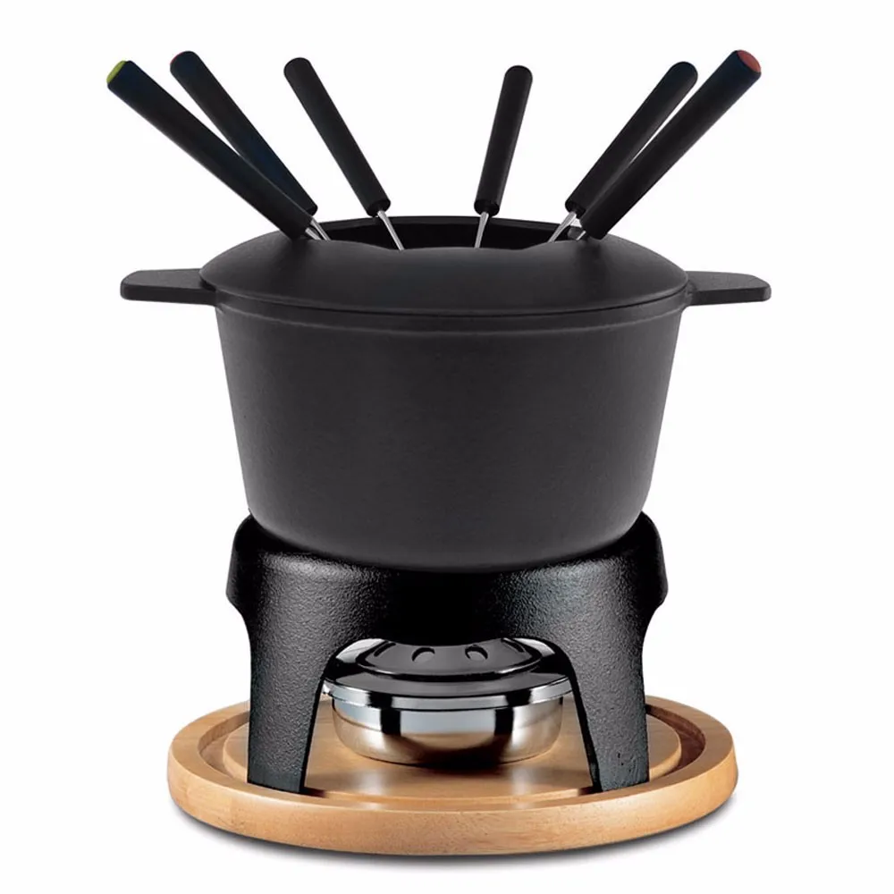 Lugano Porcelain Enamel Mini Cheese Fondue Cast Iron Fondue Buy
