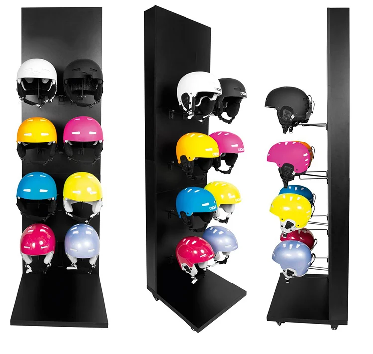 New Design Floor Standing Football Motorcycle Helmet Display Rack - Buy
