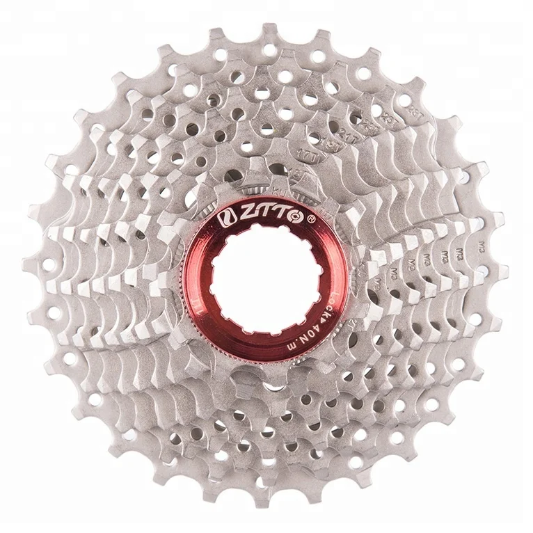 

ZTTO Road Bike Cassette Bicycle Parts 10 speed Freewheel Cassette Sprocket 11- 28T Compatible for Parts 5600 5700 105 k7, Silver