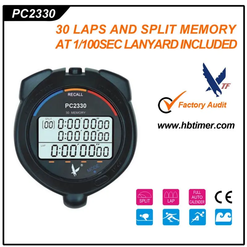 digital chronometer watch