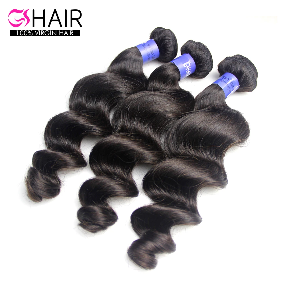 

GS company virgin loose wave bundles, Human hair weave bundles from one donor, Virgin hair vendors from China