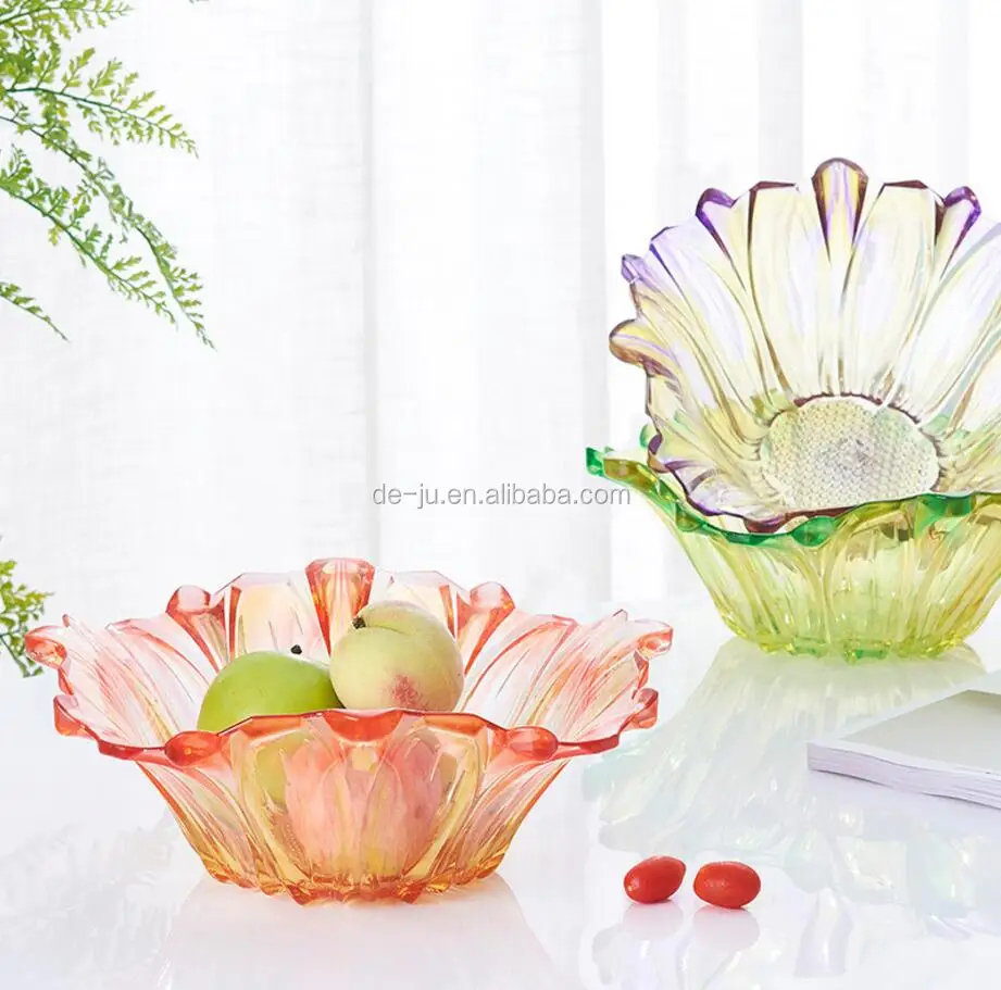 Crystal Glass Fruit Bowls