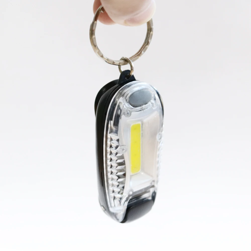 Merchandising Promotional Gift Custom Mini COB LED Keychain Torch With Chip details