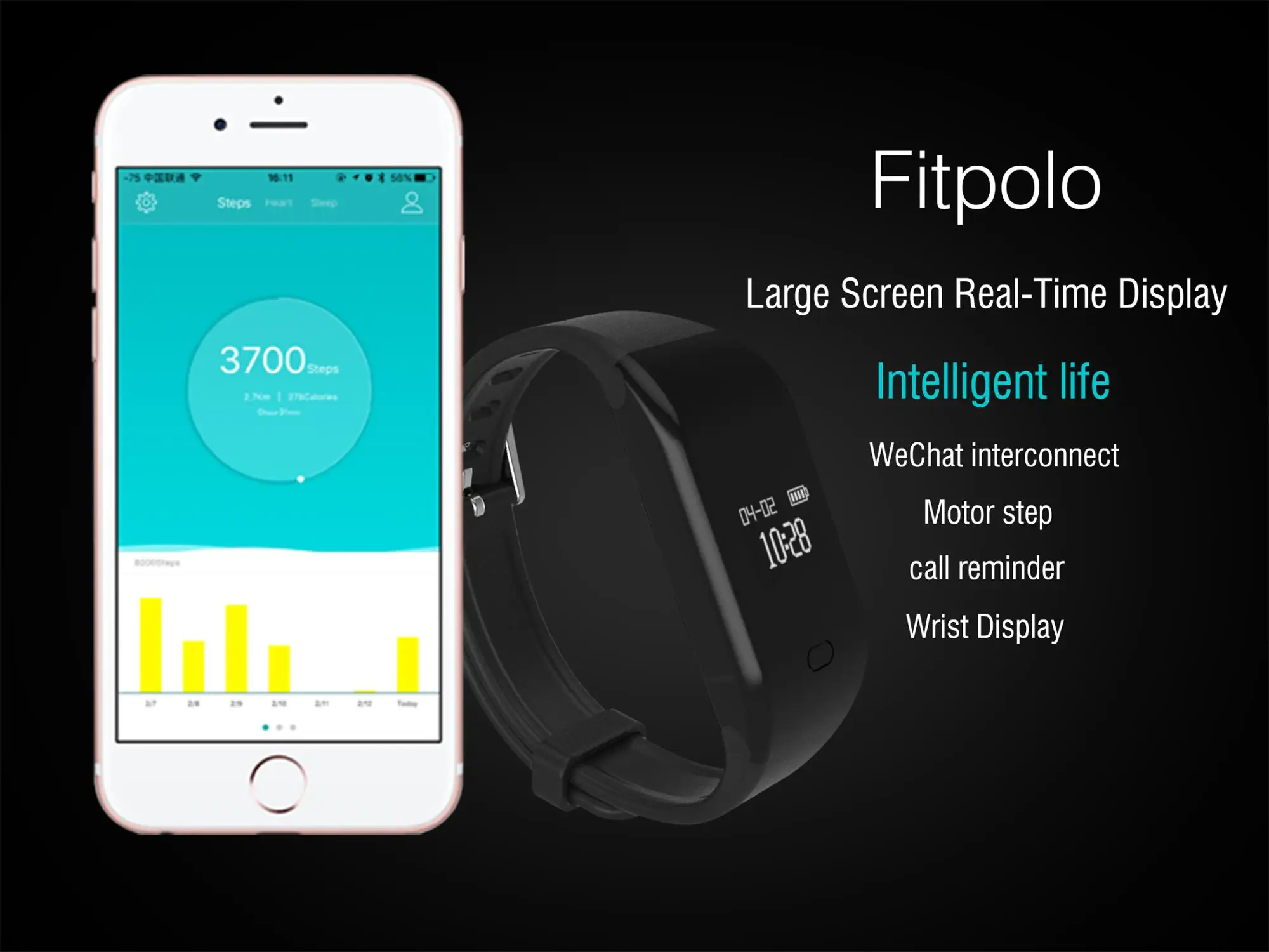 Veryfit smart wristband ID115 HR Sports Bluetooth Smart Bracelet Fitness Heart Rate Monitor Miband Smart Watch Band