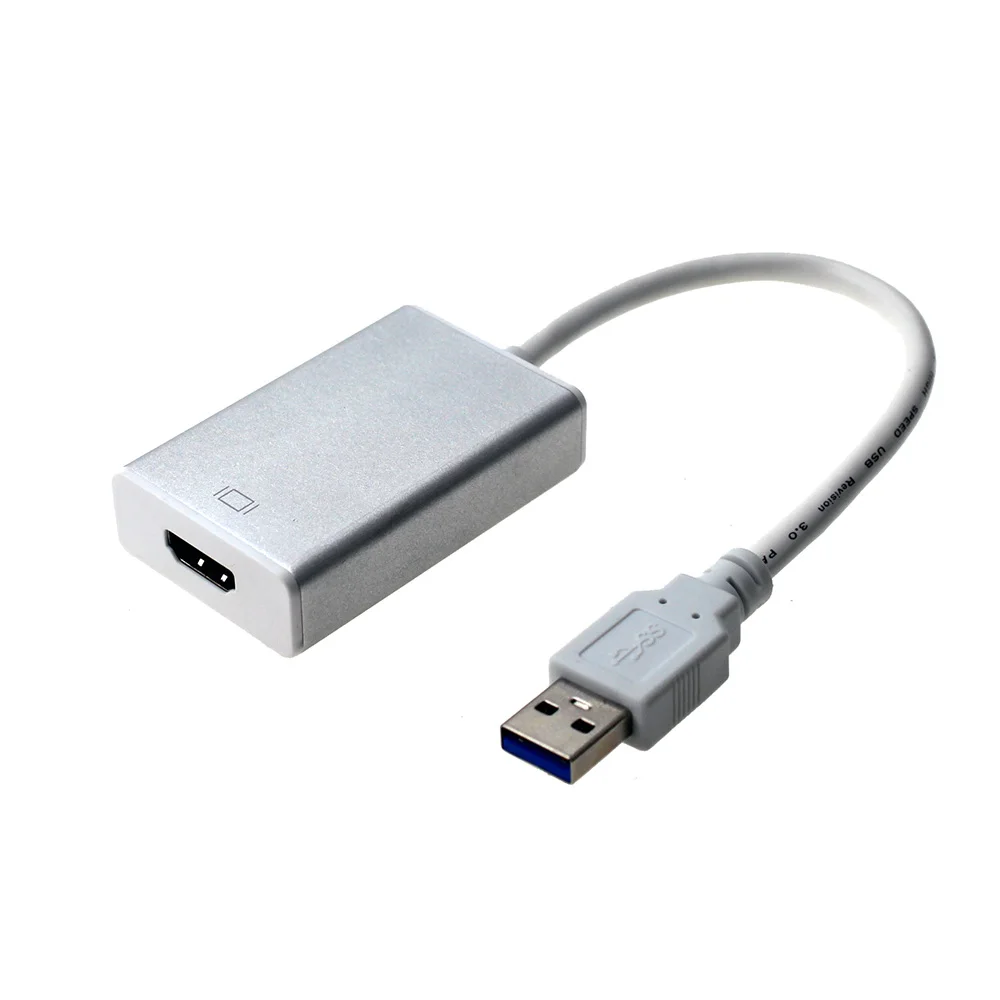 

USB3.0 to HDMI adapter HD cable USB 3.0 to hdmi converter, White