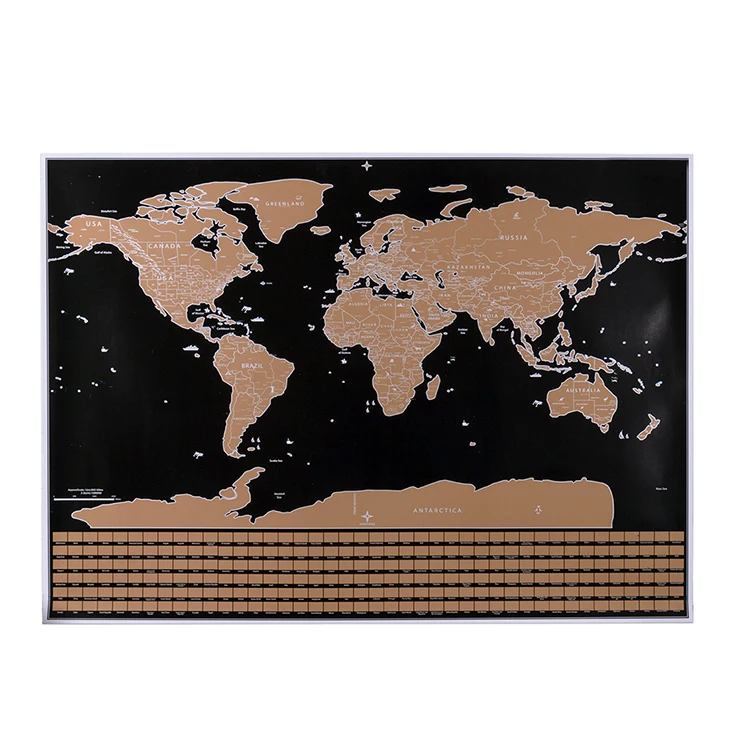 world map to scratch