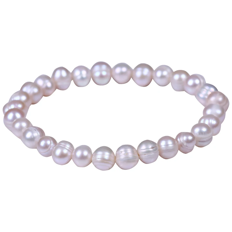 

SALE promotion bracelet charm real pearl beads bracelet for lady, Pink