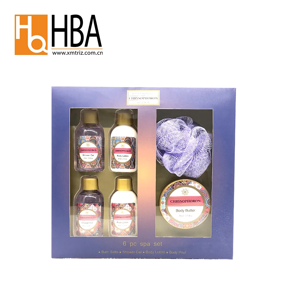 Best Selling Travel 6pcs Spa Natural Bath Gift Sets Wholesale Buy