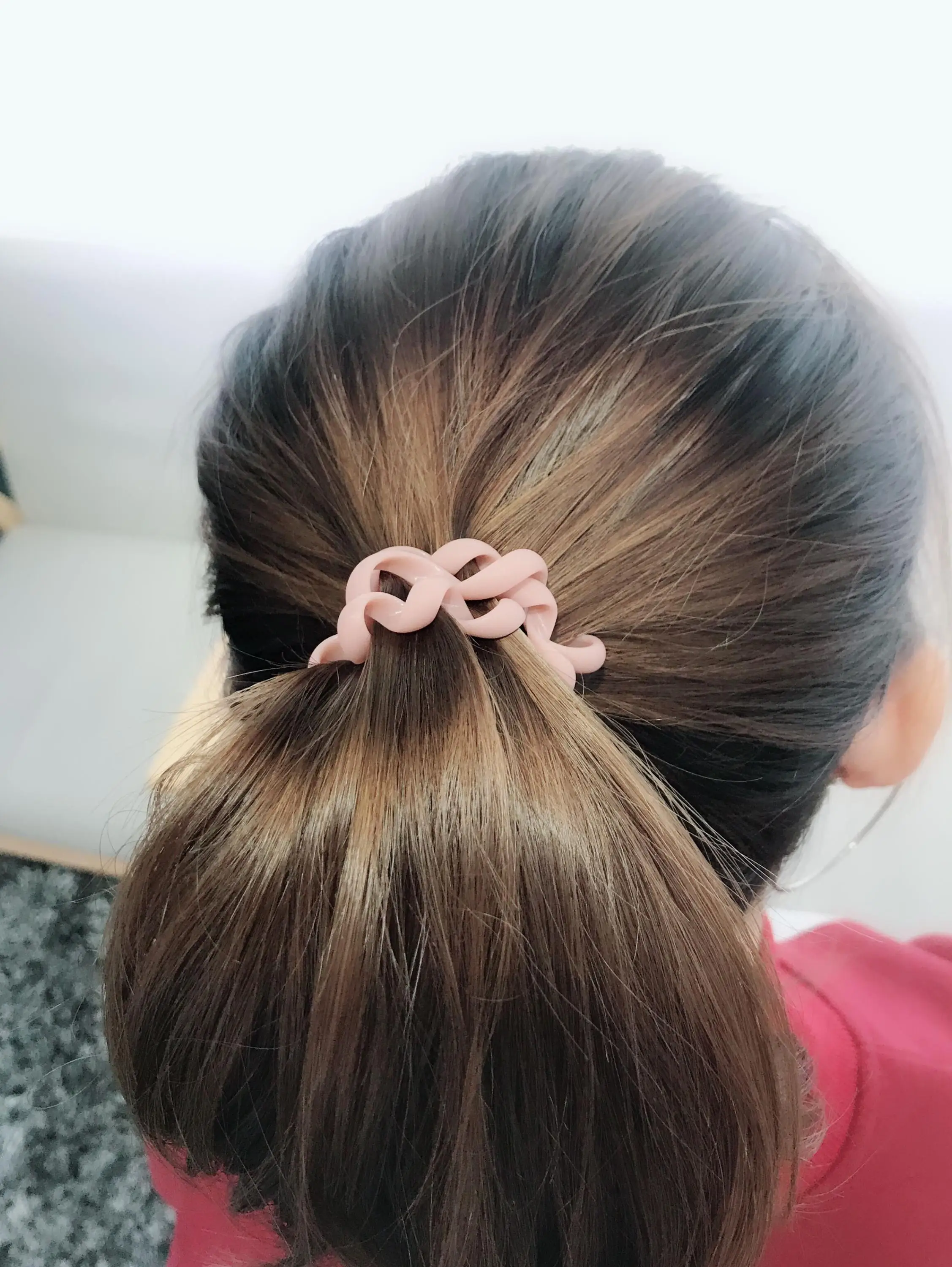 Factory Selling Eco Friendly Telephone Wire Girl Curl Band Hair Tie