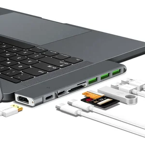 8 1 Thunderbolt 3 Dual Type C Hub MacBook Pro