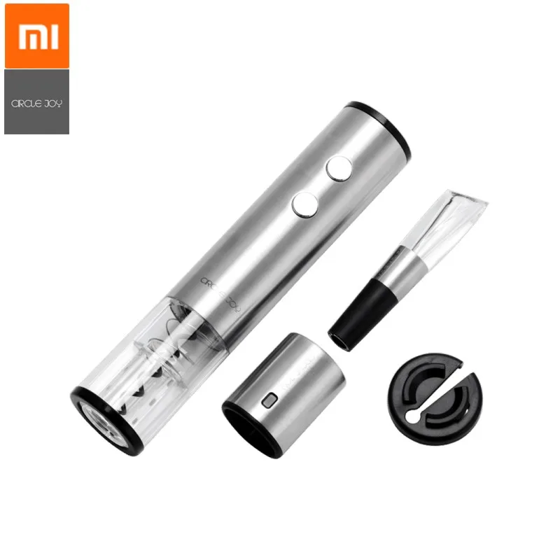 

Xiaomi Mijia Circle Joy Electric Bottle Opener Stainless Steel Mini Wine Stopper Wine Decanter Aerator for Xiaomi Smart Home, N/a