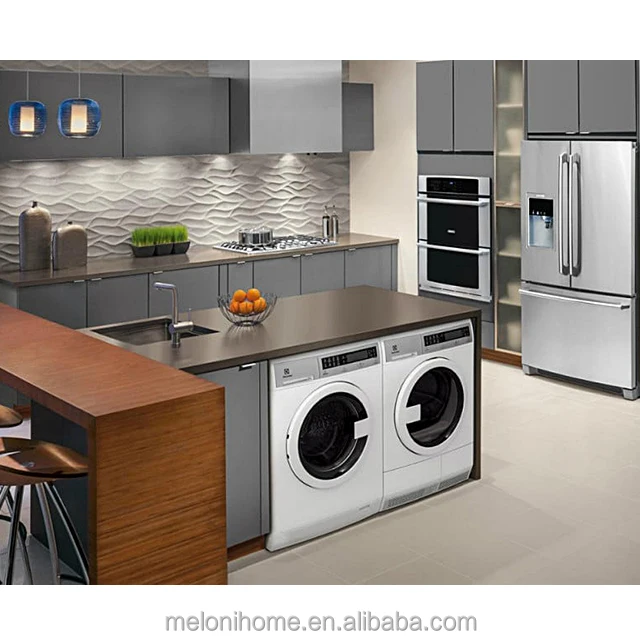 Made In China Laundry Kitchen With Washing Machine Modern Kitchen