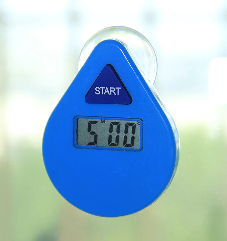 

EMAF OEM 5 minutes customized 60 minutes 1 hour digital water droplets shaped countdown timer waterproof digital kitchen timer, Custom requested
