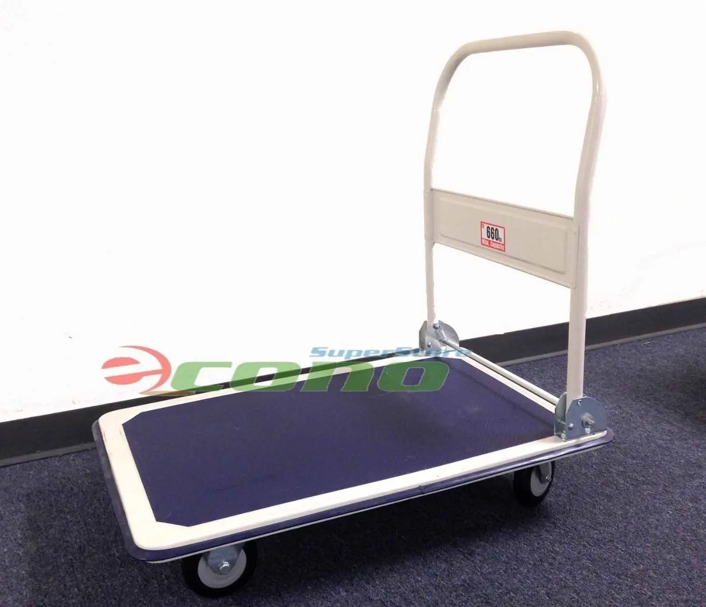 Thickened Plate Flatform Folding Dolly Foldable Warehouse Moving Push Hand Truck New 660lbs Capacity Platform Cart