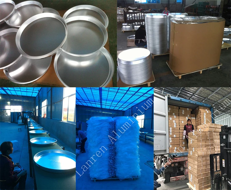 18" To 30" Large Aluminium Water Heater Drain Pan With Pvc Drain