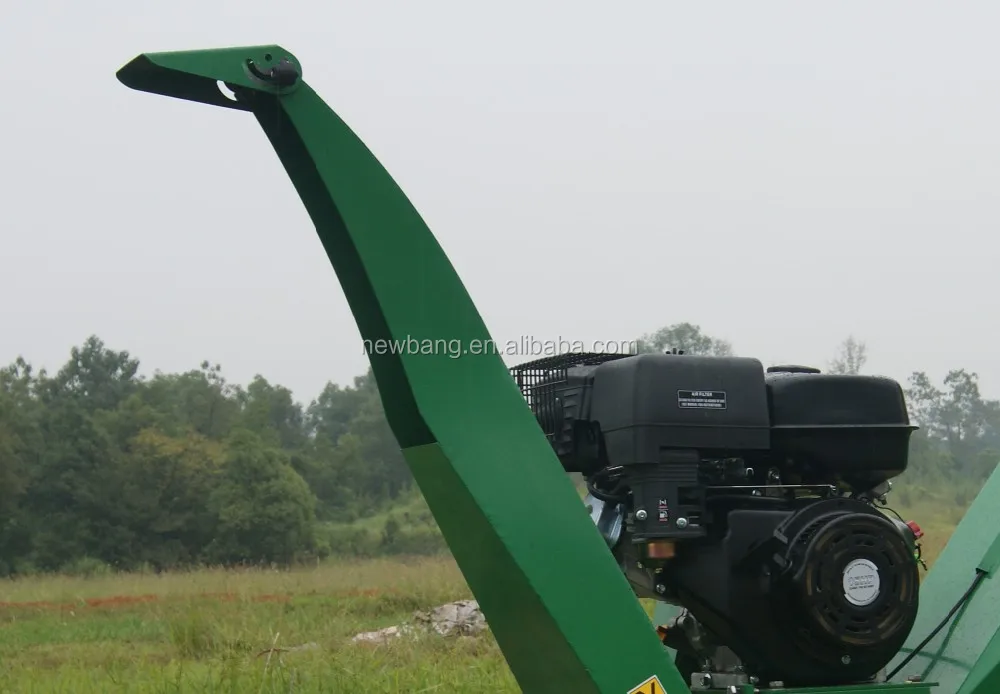 15hp Wood Chipper Wood Log Shredder With Twin Reversible Blades For