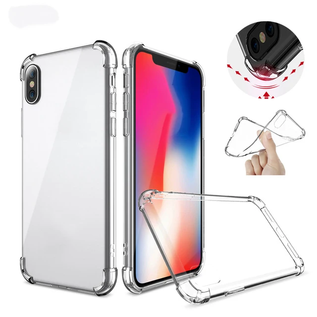 

2018 Hot Shockproof Case  ,Transparent Anti-knock Cover  Case
