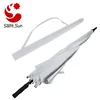 32" Semi Auto Double Layer Vented Silver Coating UV Protection Golf Umbrella