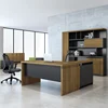 Modern design executive L shaped desks office with metal frame