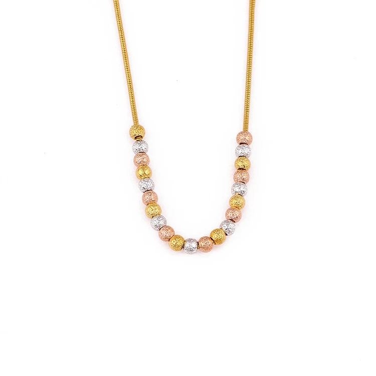 

Xuping gold 24K colorful glitter necklace for women