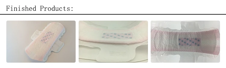 Luxury auto type sanitary napkin machine women cotton pad making machine