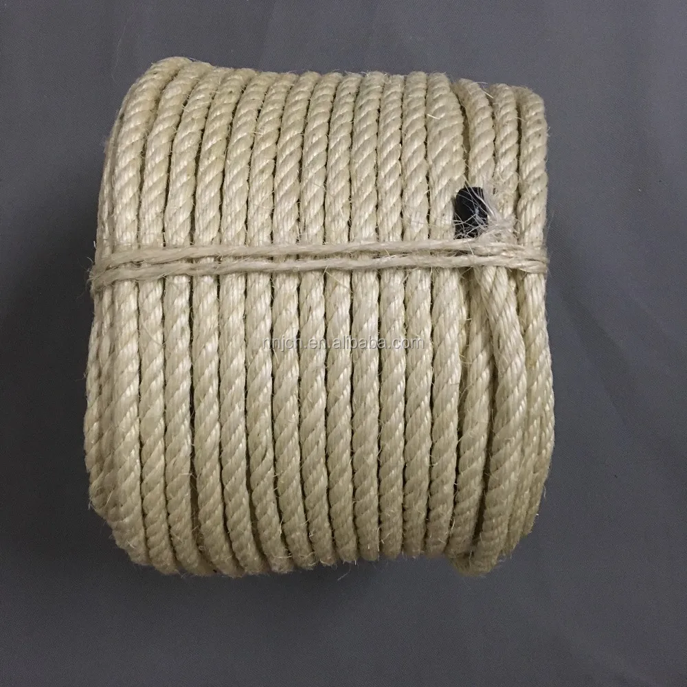 Bleached White Twine Rope Natural Hemp Cord Sisal Ropes Buy Sisal