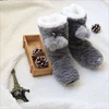 anti slip black grey indoor women winter boots wholesale