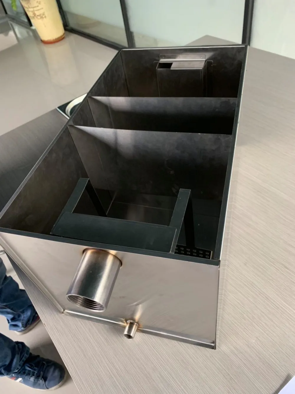 304 Stainless Steel Under Sink Steel Grease Trap For Restaurant Buy