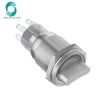 2018 New 19mm knob head 3 Position 12V Ring illuminated Waterproof Stainless Steel Latching Metal Rotary Selector Switch