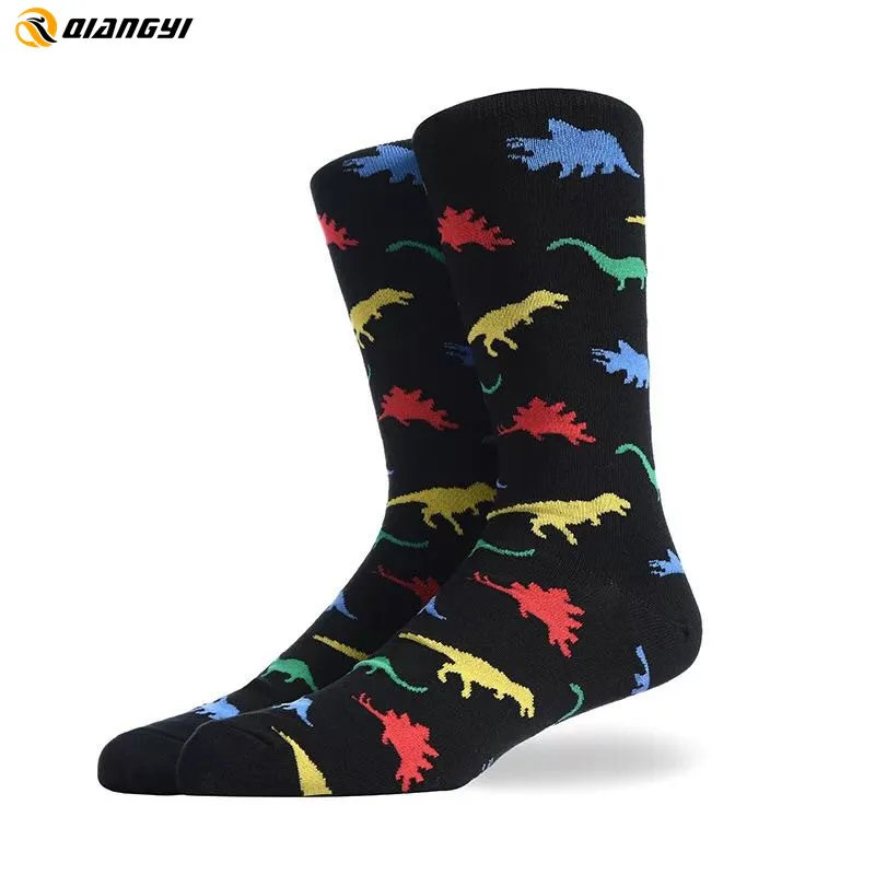 

Popular flat knit high striped personalised mens socks, Customized