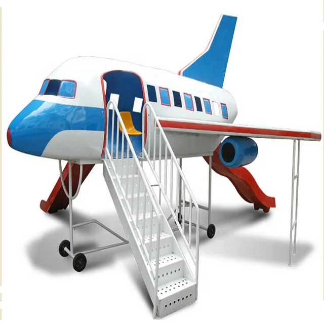 

Outooor playground kids fiberglass airplane slide,Customizable popular entertainment toys, Customized