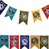 Harry Potter Wall Flag Banner , Gryffindor Slytherin Hufflepuff Ravenclaw House Flags Collection (String flag Multi-colored)