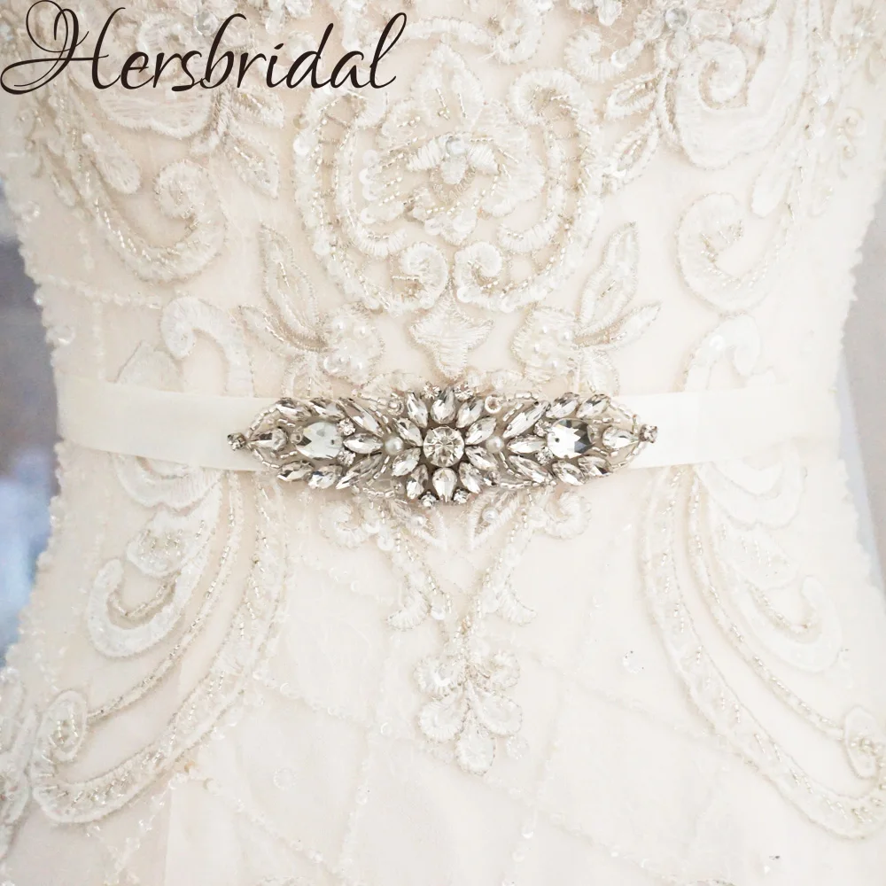 

Stunning Rhinestone And Crystal Wedding Sash Belt Antique Silver Belt Sash For Wedding Dress 2019 Bridal Accessories