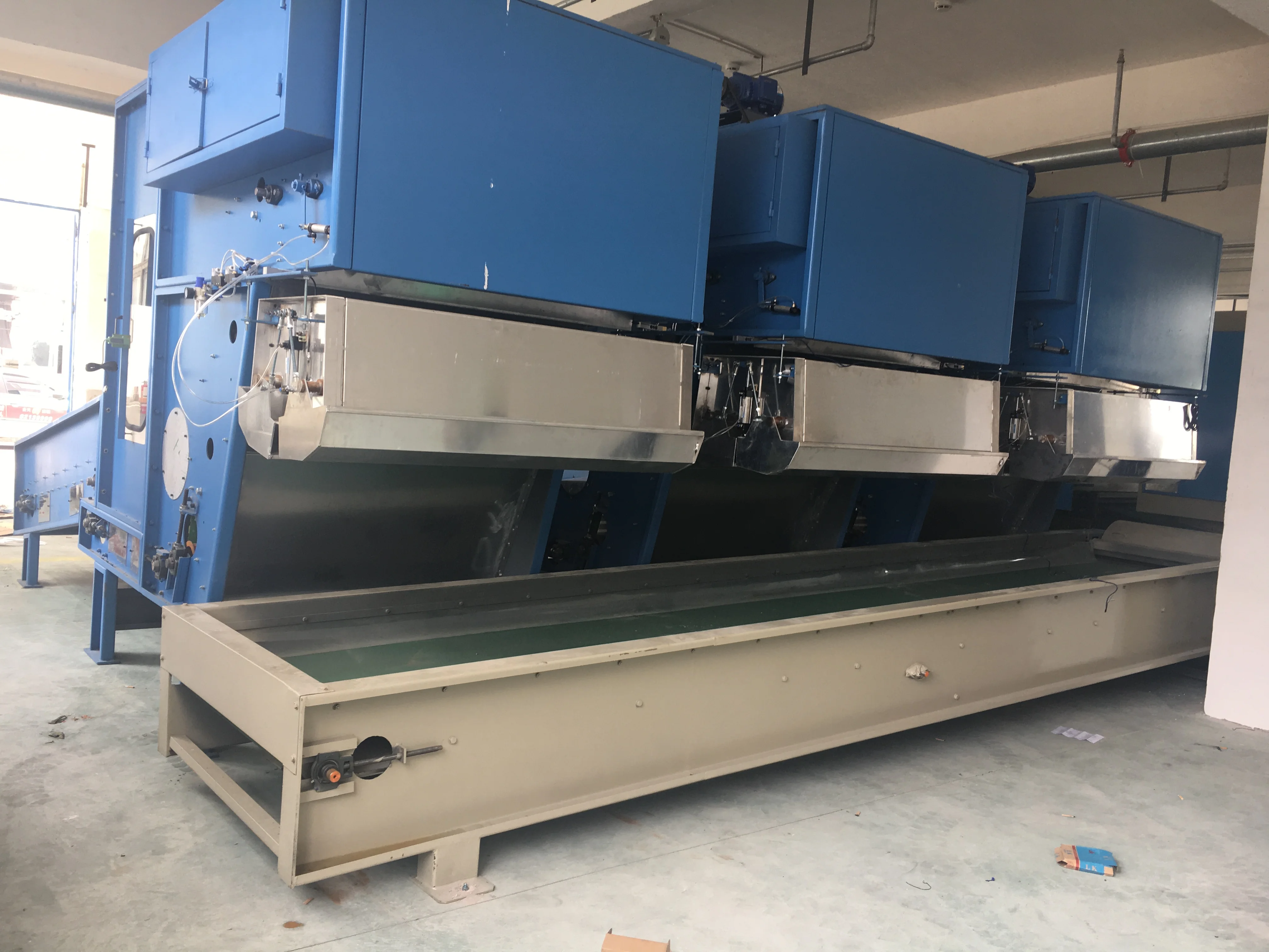 
bale fiber opener auto weight system 