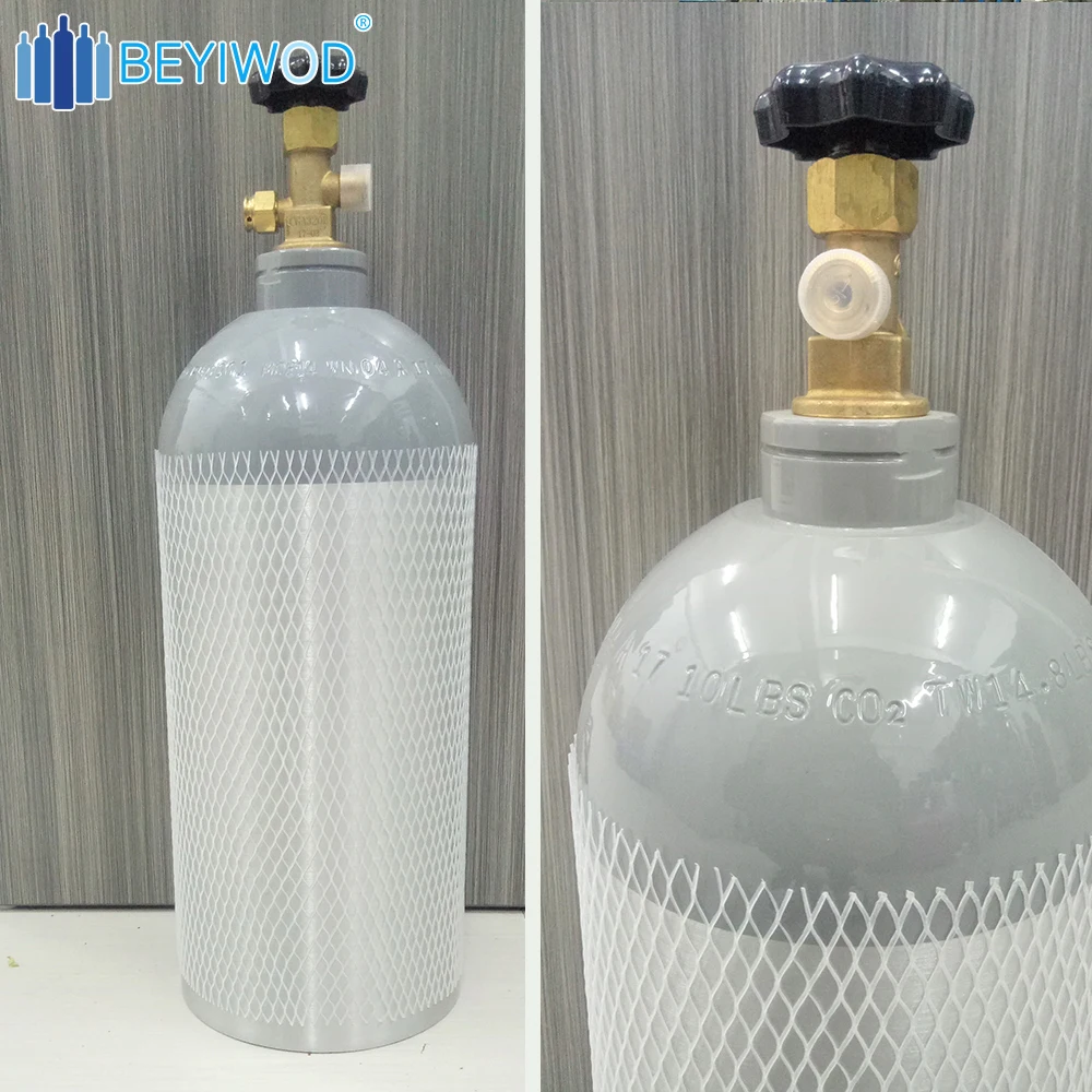 New Aluminum Co2 Cylinder 10lb Co2 Tank With Cga320 Valve Buy Co2
