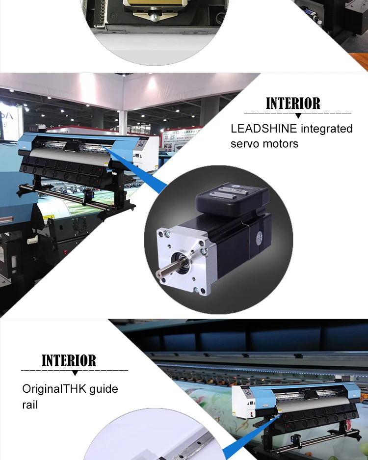 Good quality 1.6m dx5 head eco-solvent printer with cmyk