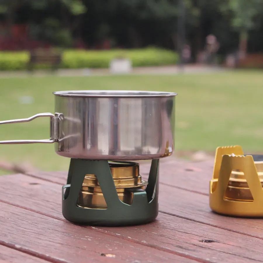 Lightweight Portable Liquid Fuel Alcohol Stove For Camping Hiking