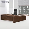 Contemporary Style Executive Luxury Black Office Desk Wooden Modern Office Table