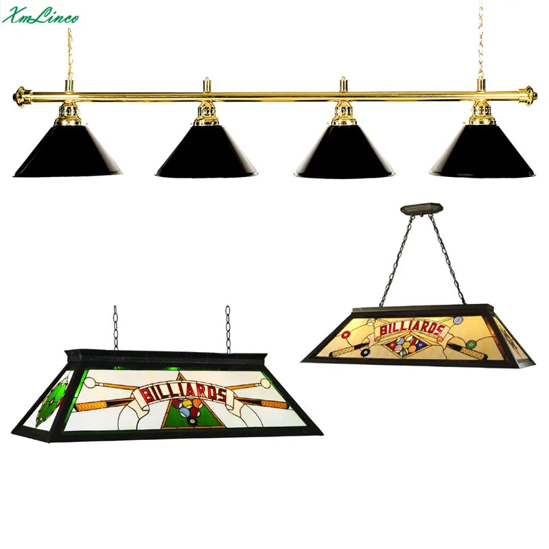 metal shades billiard pool table lighting