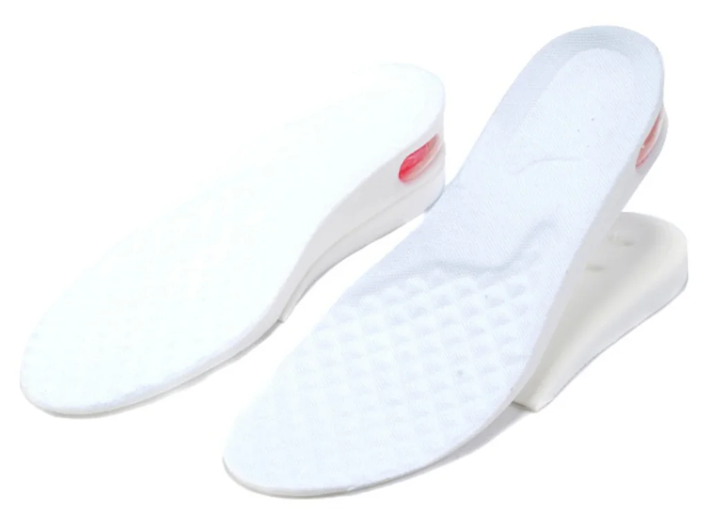 Unisex 2 3 Layers Pu Shoe Lift Insoles Air Cushion Insoles Height