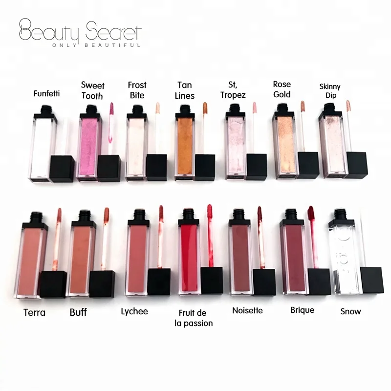 Wholesale Lip Gloss Set No Label Make Your Own Private Label Lip Gloss