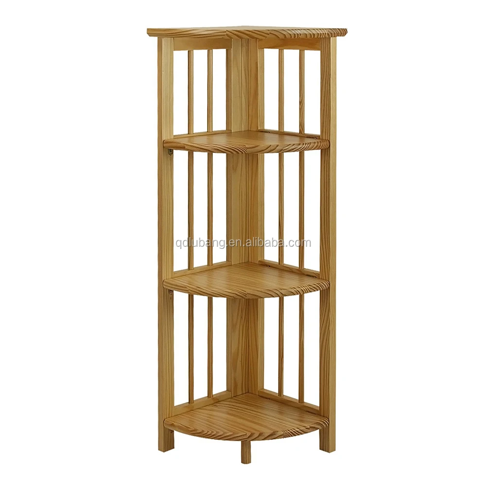 Cheap Tall Solid Wood Oak 5 Shelf Corner Ladder Bookcase Buy
